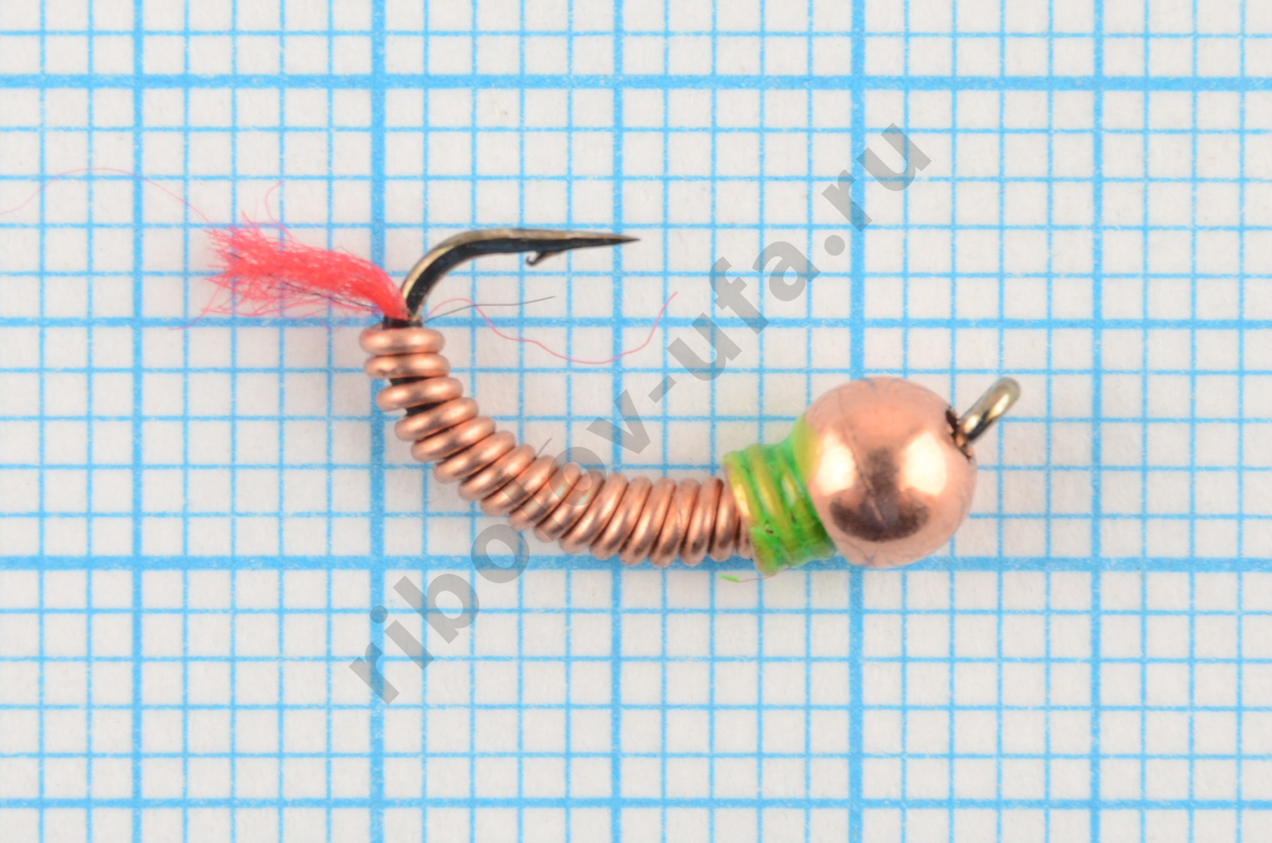 Мормышка вольфрам. Marlins Лесотка 4,0мм 0,65гр. кр.12 цв. Cu