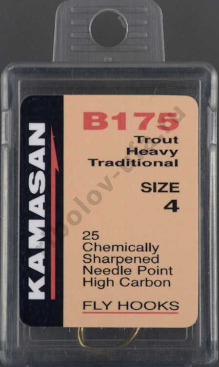 Крючки Kamasan B175 #4 (25шт) HFB175004X