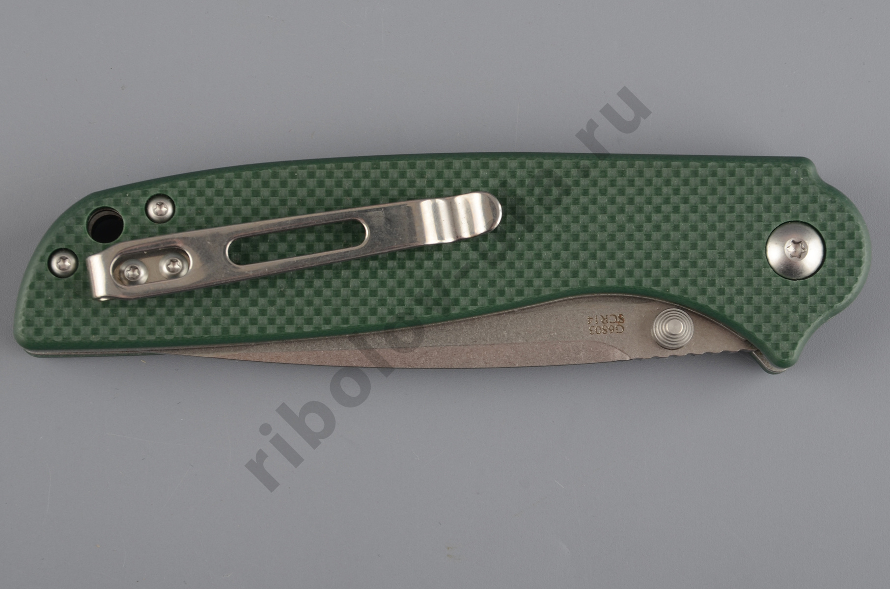 Нож складной туристический Ganzo G6803-GВ зеленый