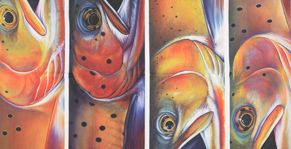 Бандана Fly Fishing Anti UV SPF45 3D-Trout Face