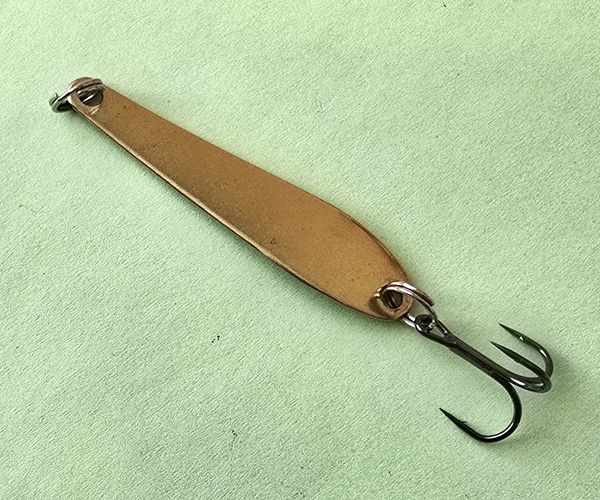 Блесна Нижегородская Шпала 4гр цв. золото-глянец