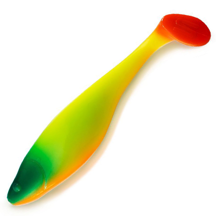 Силиконовая приманка Narval Commander Shad 10cm #026-Clown (5шт/уп)
