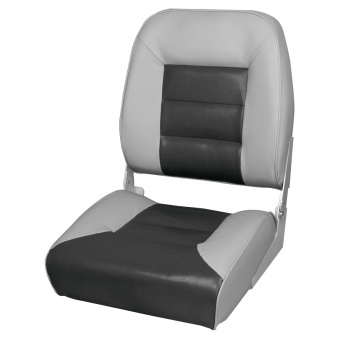Кресло в лодку Premium High Back Boat Seat-серый/графит