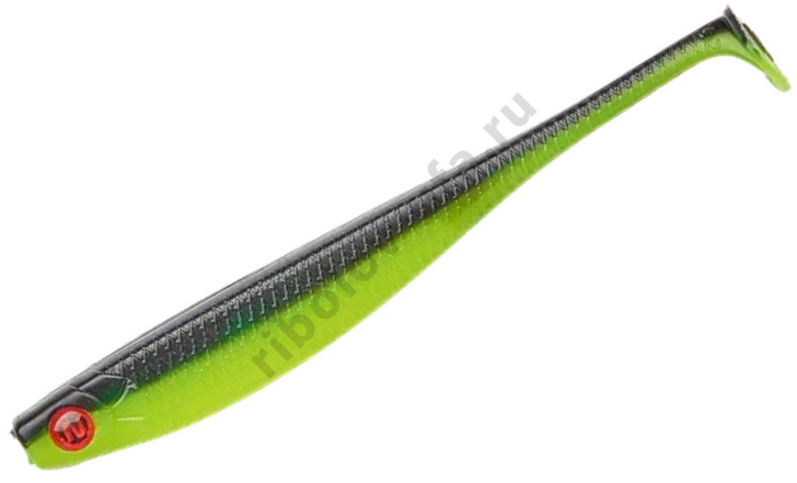 Силиконовая приманка Narval Fishing Skinny 12см #045-Black Lime (4шт/уп)