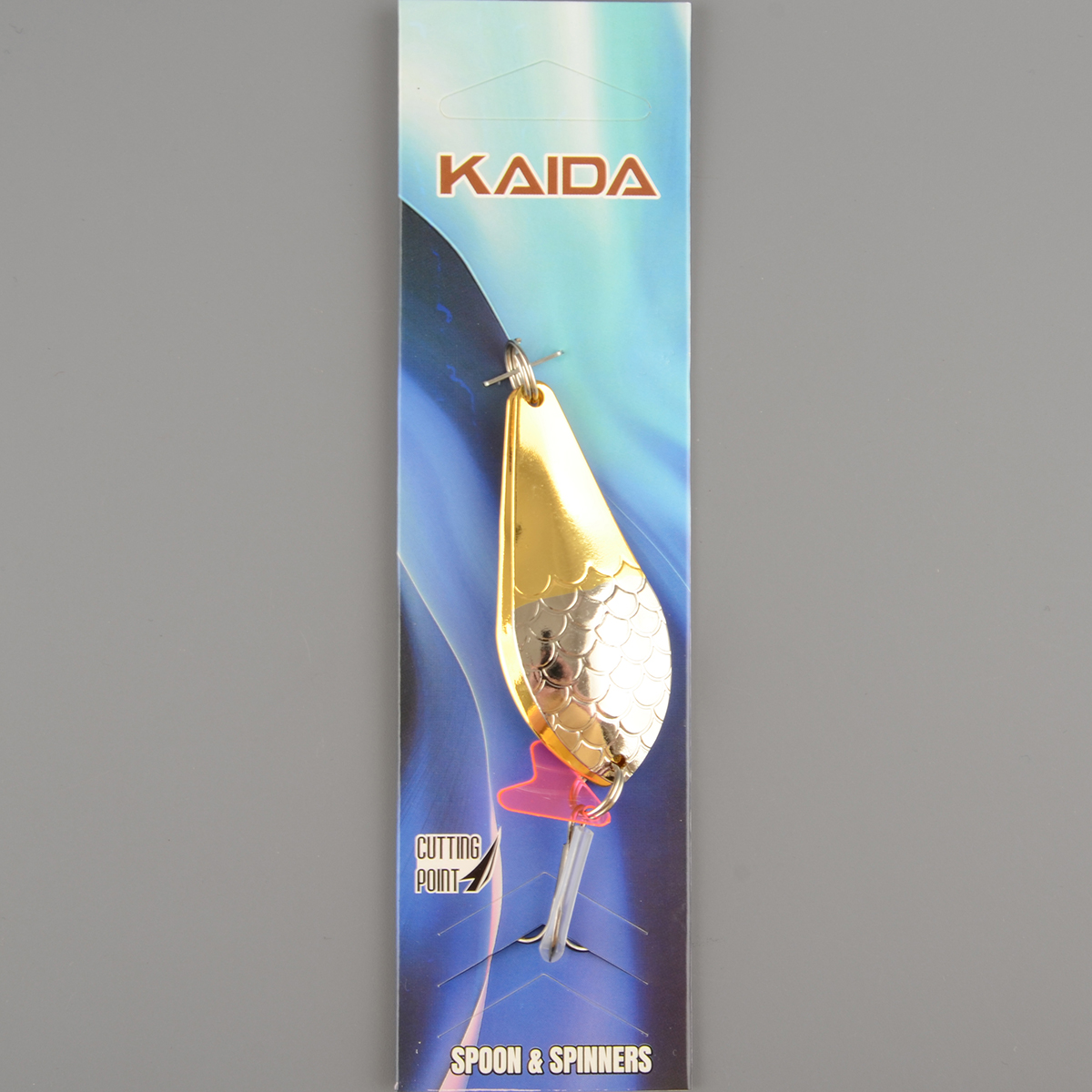 Блесна Kaida колеблющаяся 2221 18гр. цв.07 двойная шумовая