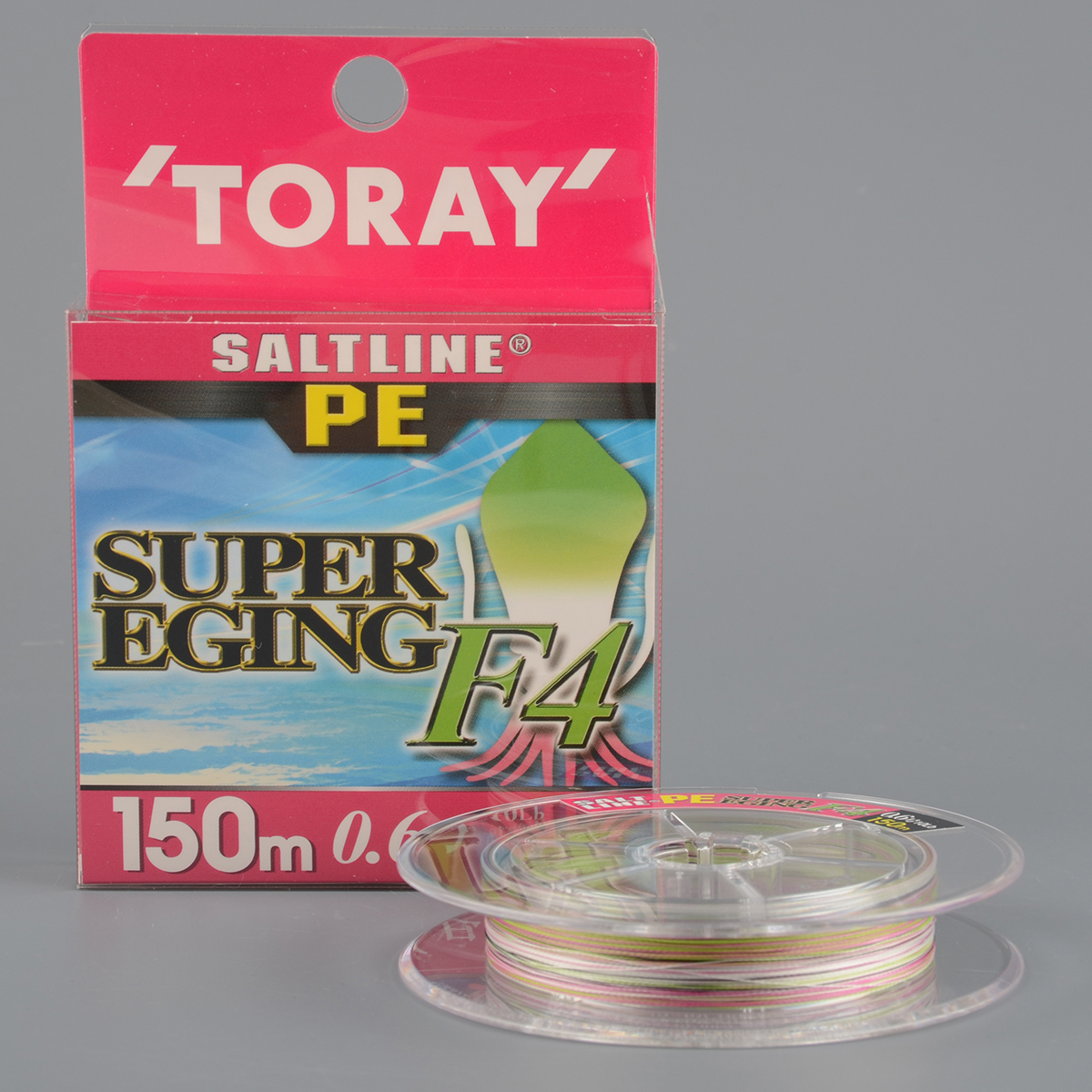 Шнур плетеный Toray Saltline PE Super Egging F4 150м #0,6 10Lb 
