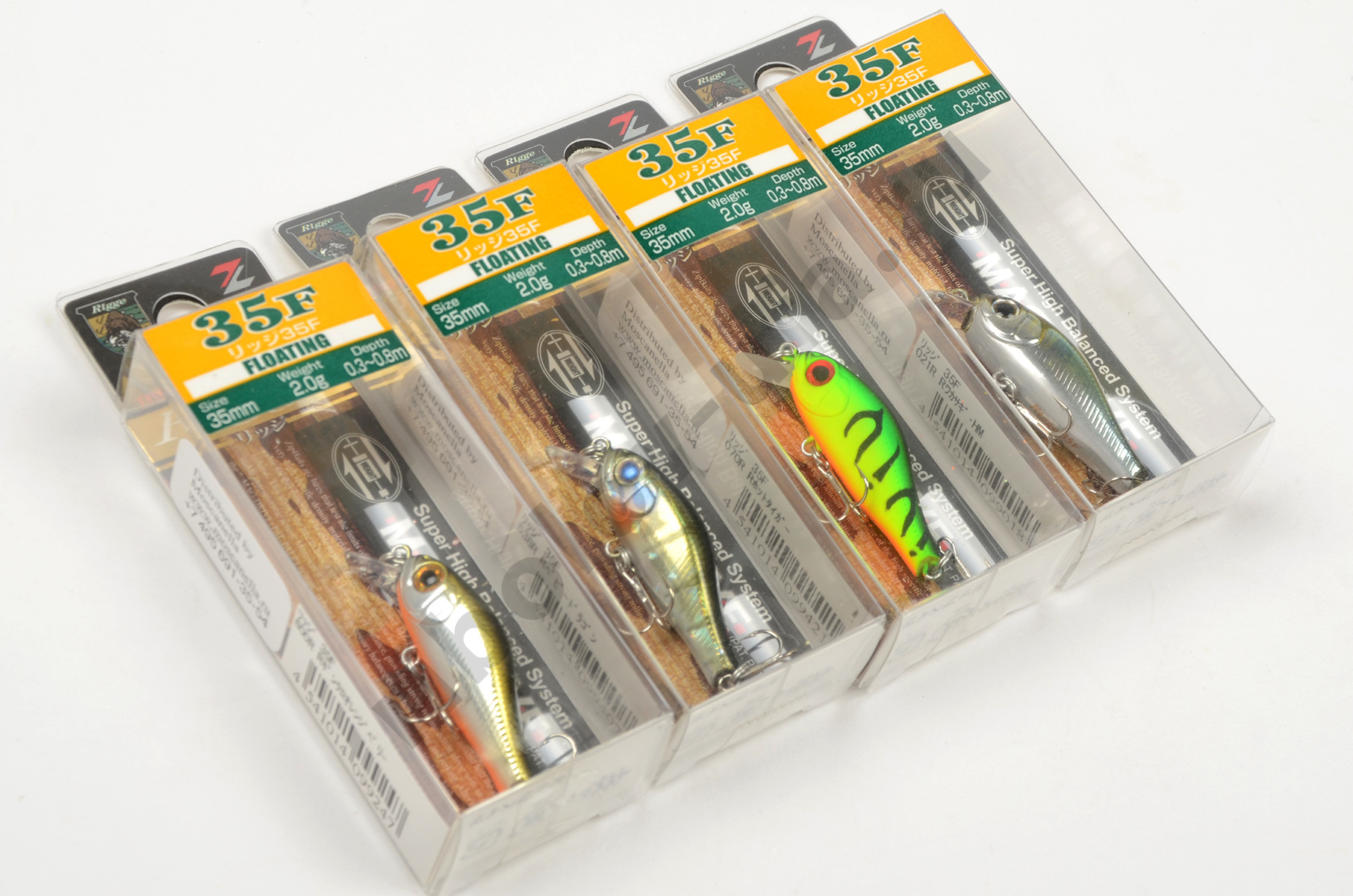 Воблер Zipbaits Rigge 35F, 35 мм, 2.0 гр., плав., загл. 0.3-0.8 м, цвет № 070R