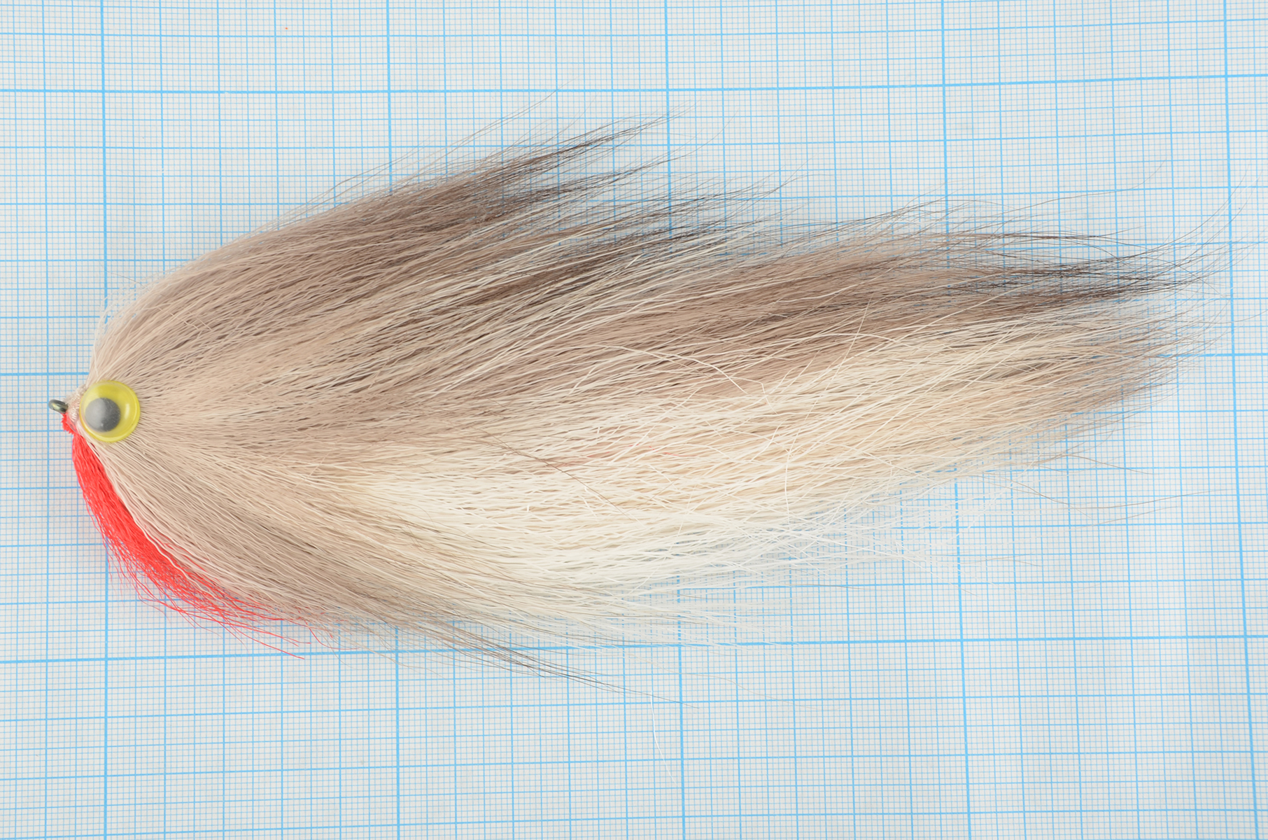 Стример Стримера НН Щука на винной пробке, таймень, кр 12/0, 200мм, Олень (бактейл), перья цв. 47