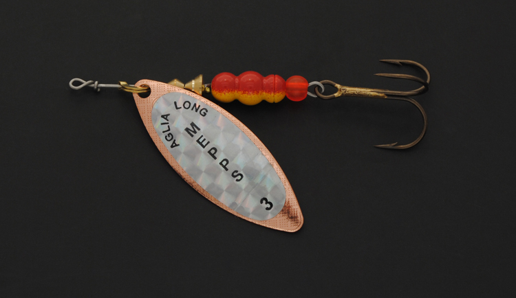 Блесна Mepps Aglia Long Rainbo № 3, медь (11,5гр)