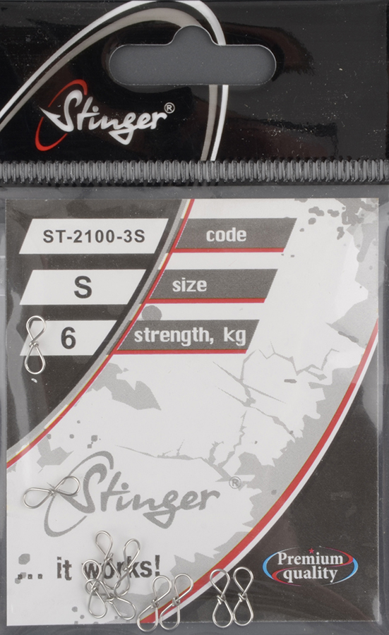 Застежка Stinger Восмерка ST-2100-3S