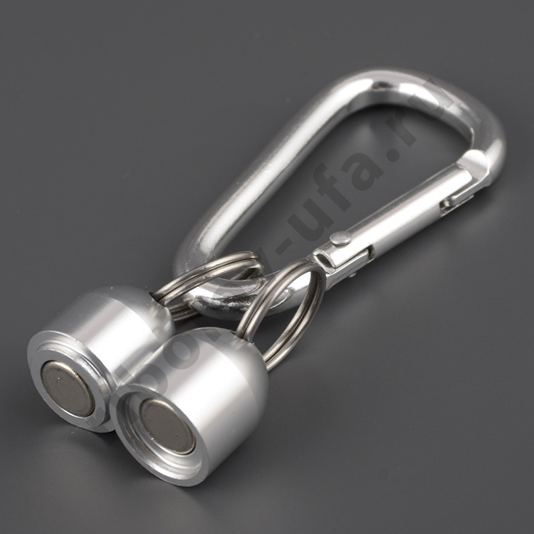 Ретривер Crazy Fish магнитный с карабином 