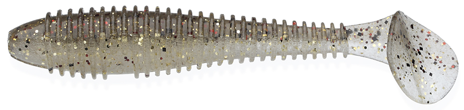 Силиконовая приманка Keitech Swing Impact Fat 2.8 in 7см 3,5гр (8шт/уп) # 417 Gold Flash Minnow