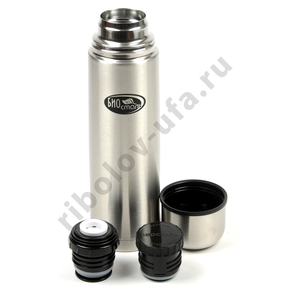Термос Biostal узк.горло, 2 пробки 1.0л (NB-1000-2)