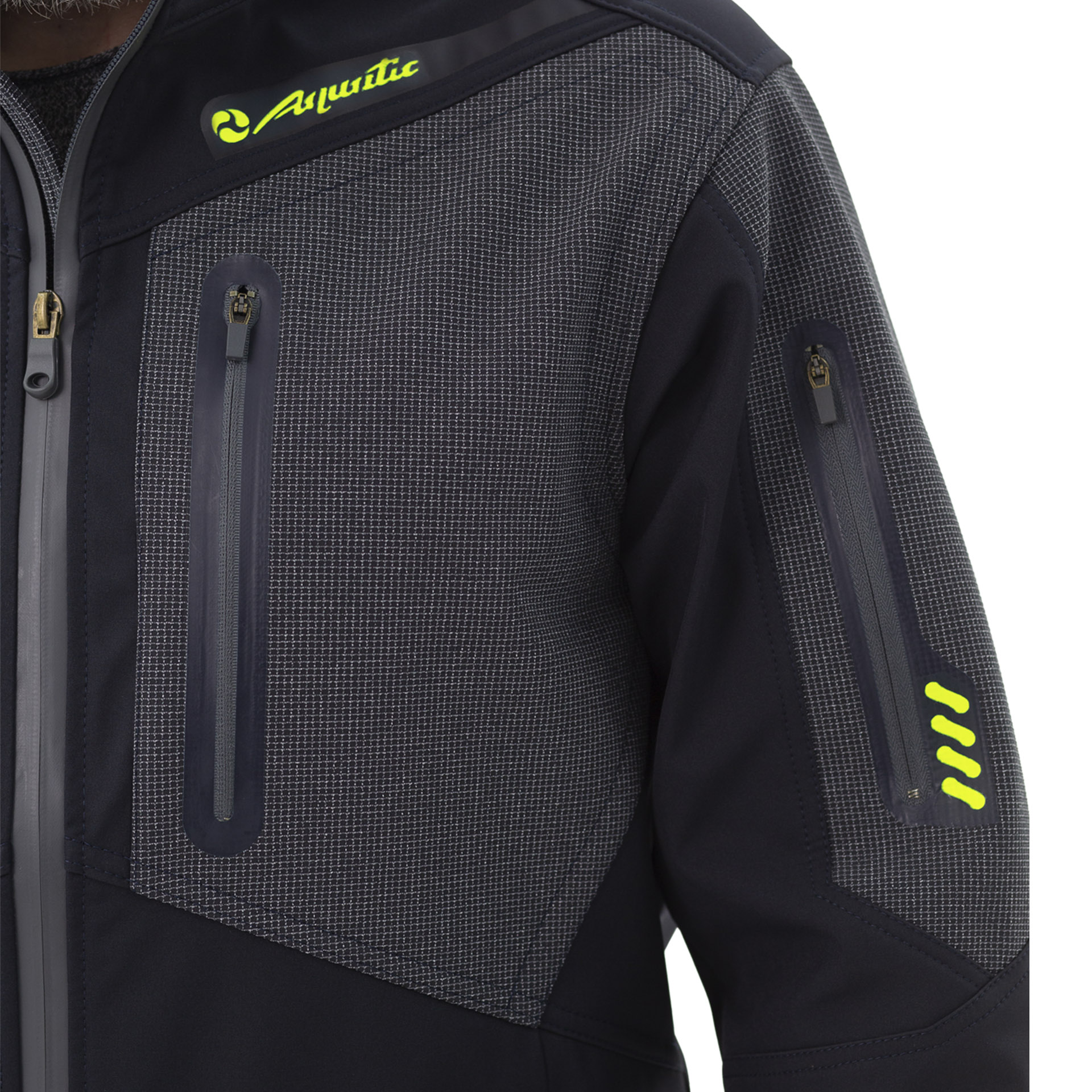 Куртка Aquatic КС-03ТС (soft shell, цвет: темно-синий) р. 52-54