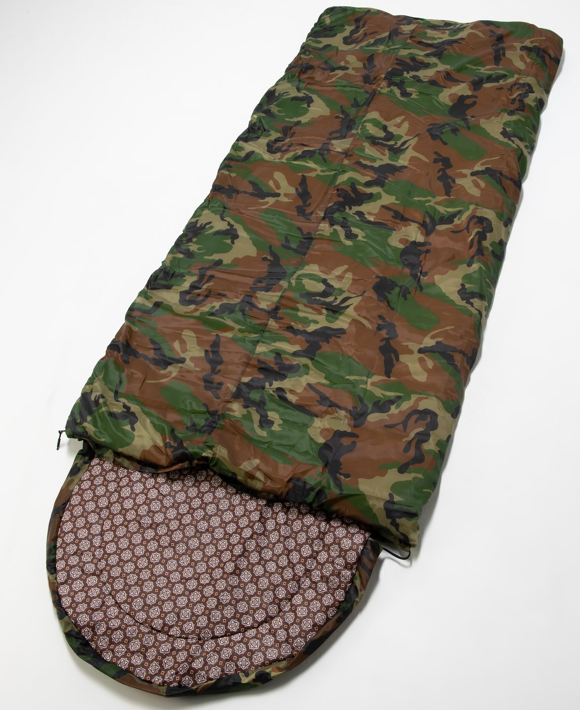 Спальник Huntsman Аляска  -10 С, 250*90см цв.КМФ тк.Таффета 