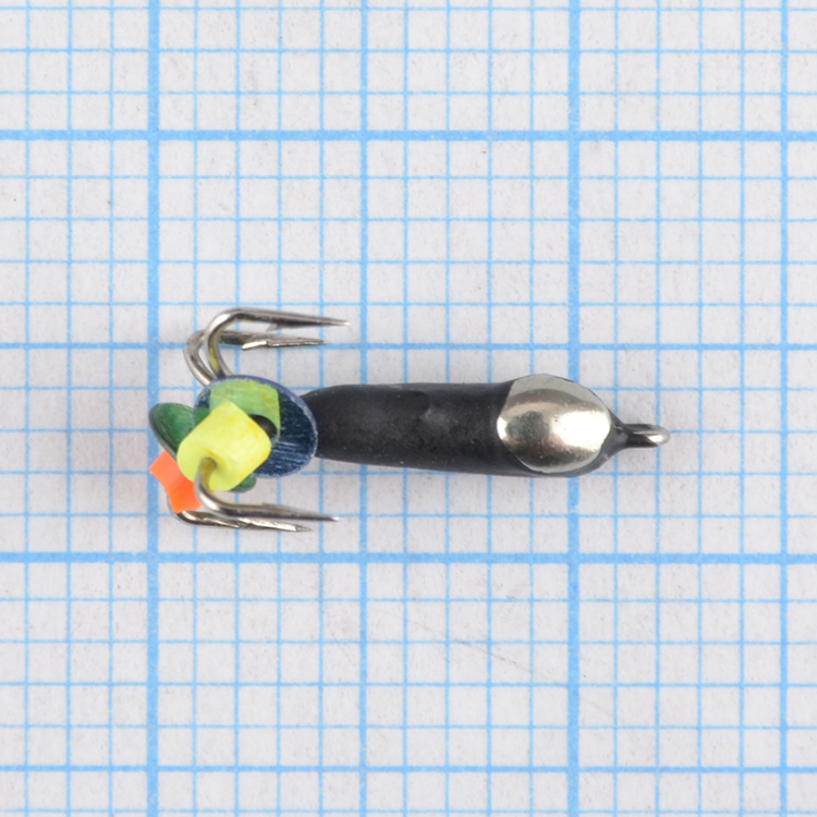 Мормышка Wormix точеная вольфрамовая Черт d=2  4крючка с коронкой арт. 129