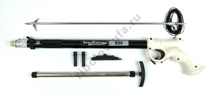 Ружье пневмовакуумное Таймень 700 ф7+Комплект (чехол, гарпун с 2-я фл,упор,насос,зип (компл.манжет)