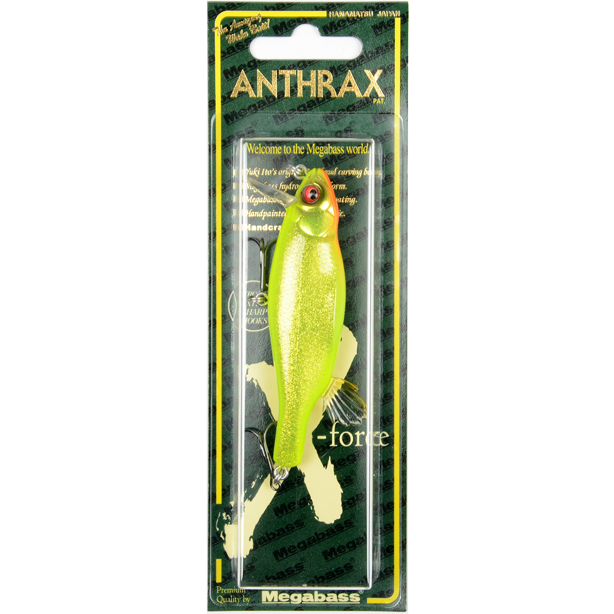 Воблер Megabass Anthrax SP-C 83F 83мм 10,6гр 0-0,3м цв. GLX Double Chart 551307