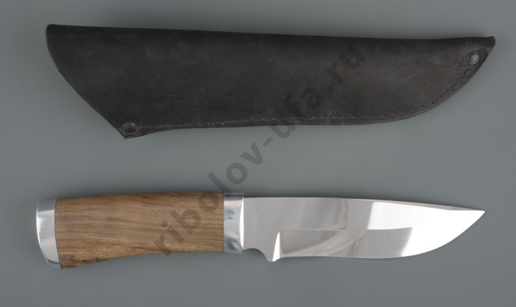 Нож Лесник хирургич.нерж.сталь, 65х13, орех (ручная работа)