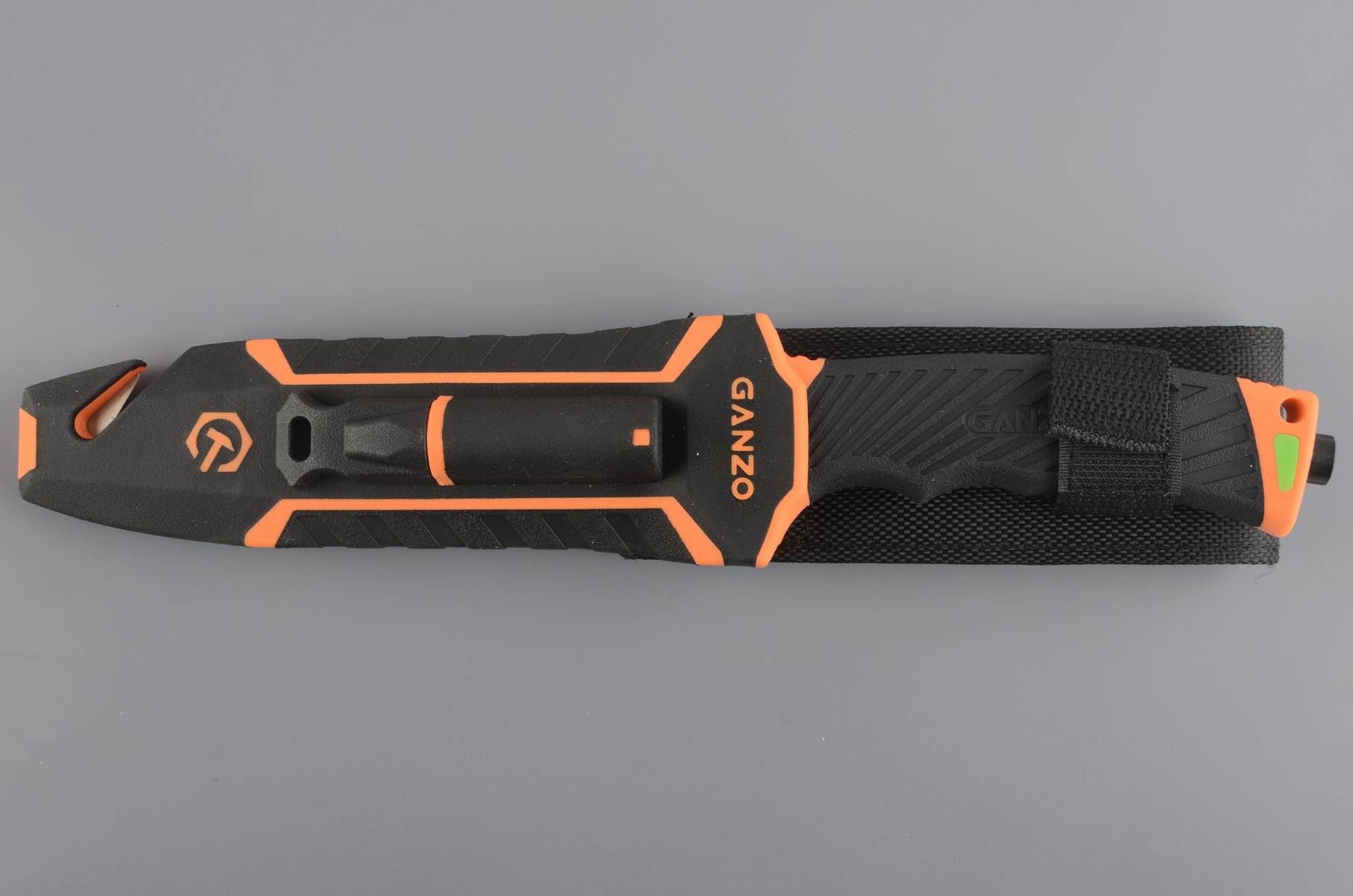 Нож туристический Ganzo G8012-OR с паракордом