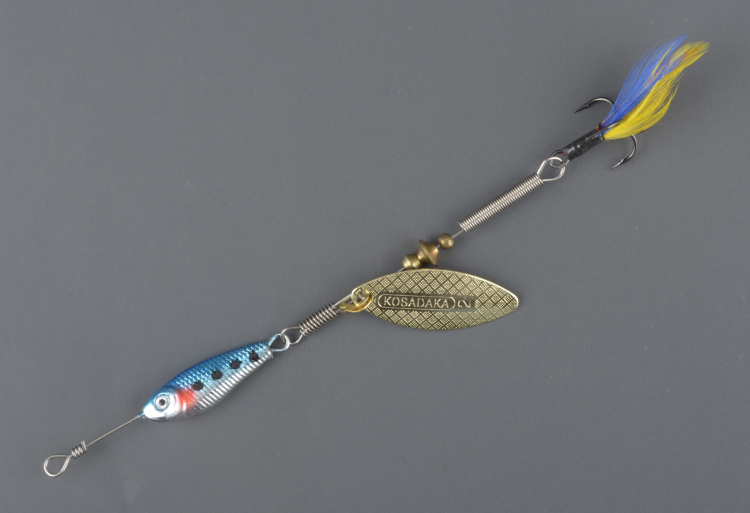Блесна Kosadaka вращ. Quant V2 BT-Gold #3 (12.0 gr)