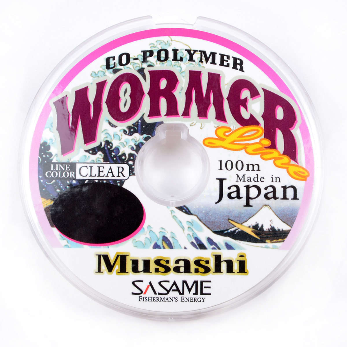 Леска Sasame Samuline Wormer Nylon Musashi 100м 0.16мм 