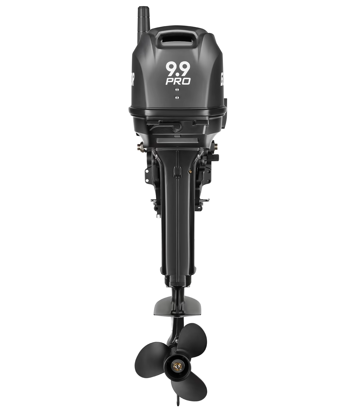 Лодочный мотор 2-х тактный Gladiator G9.9PRO FHS BlackLine