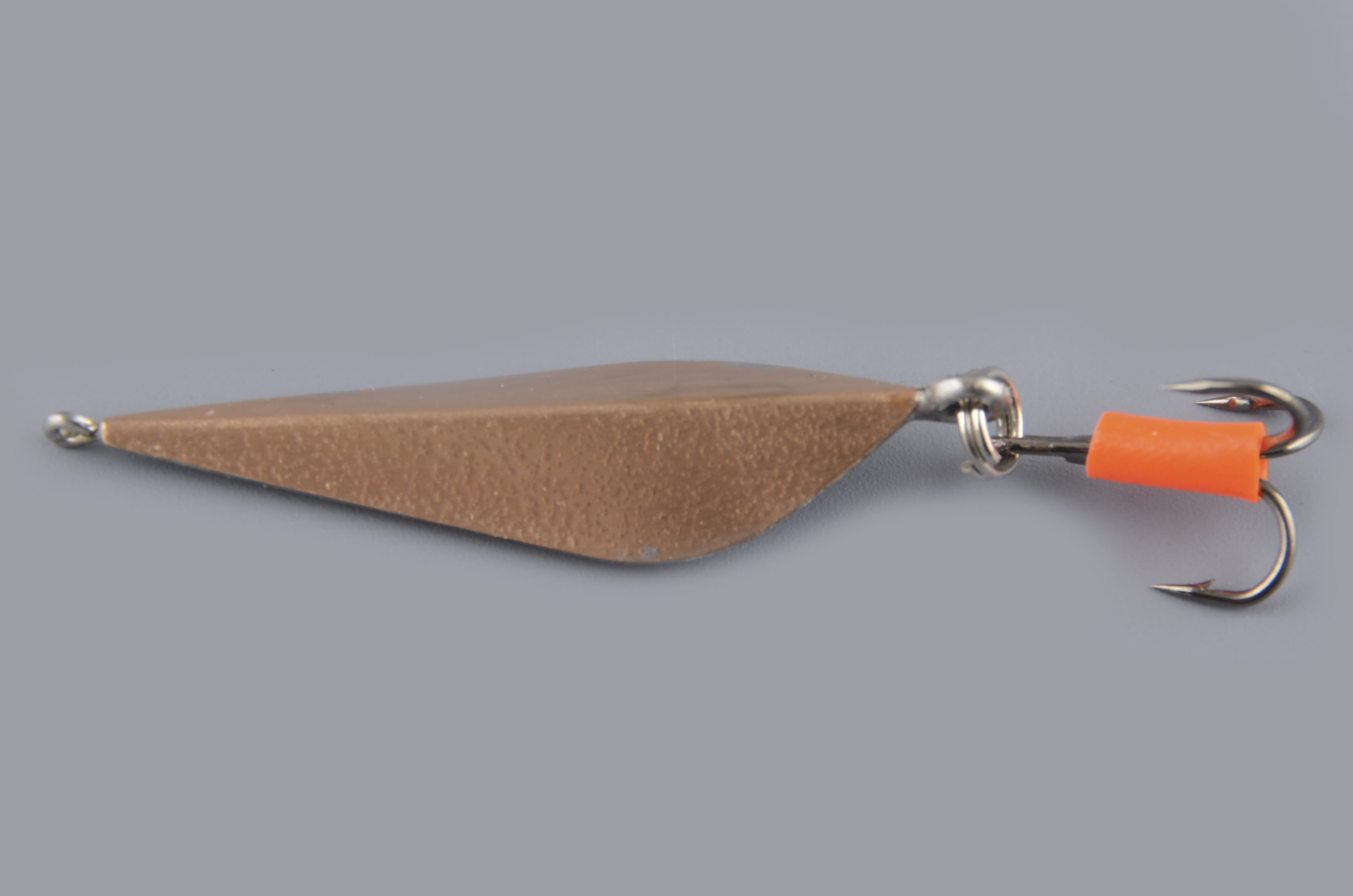 Блесна Курганская Маропедка №6 с тройником, 30мм 120° цв. медь