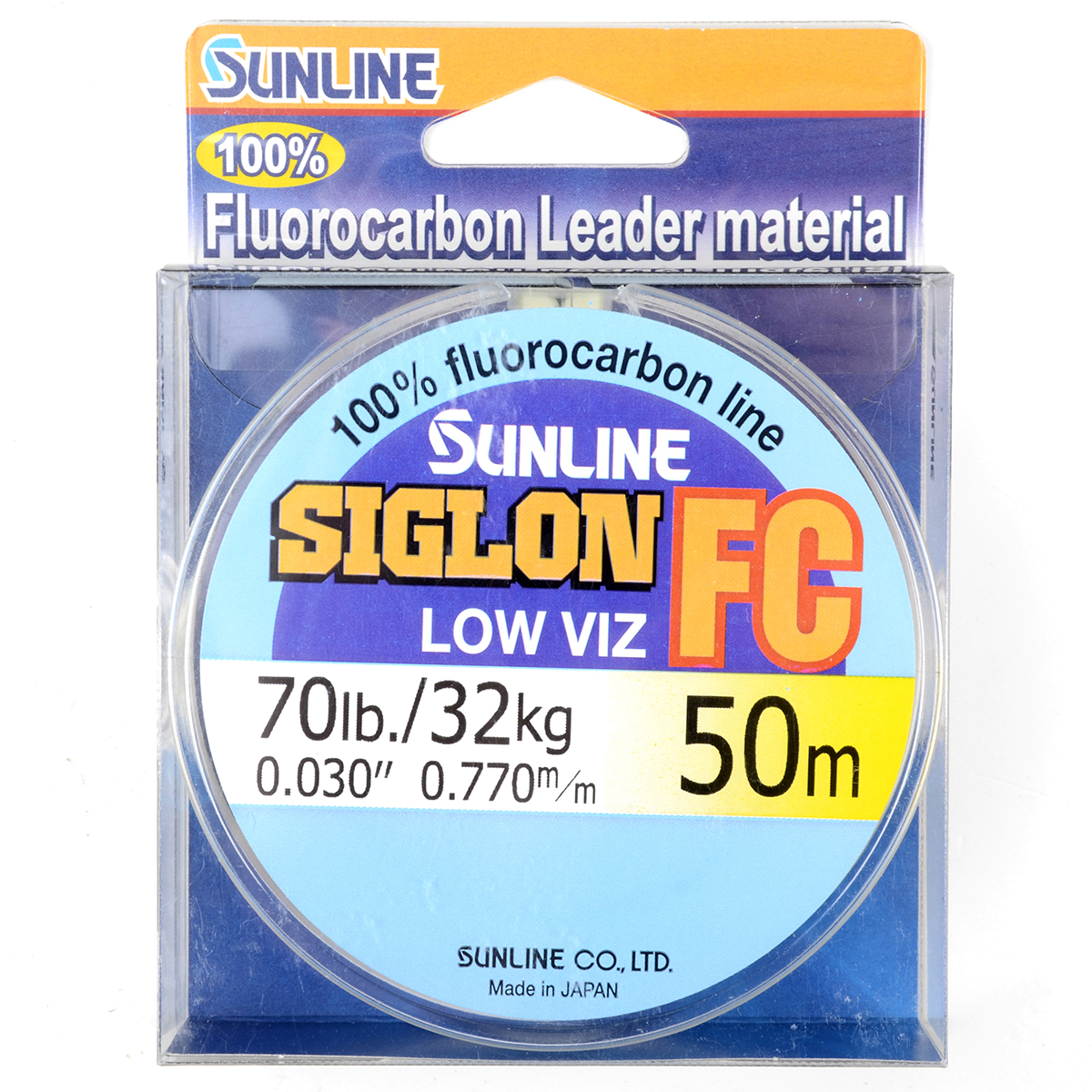 Леска флюорокарбон Sunline FC Siglon, Clear, 50 м, 0.330 мм 7.1кг 16lb #3.5
