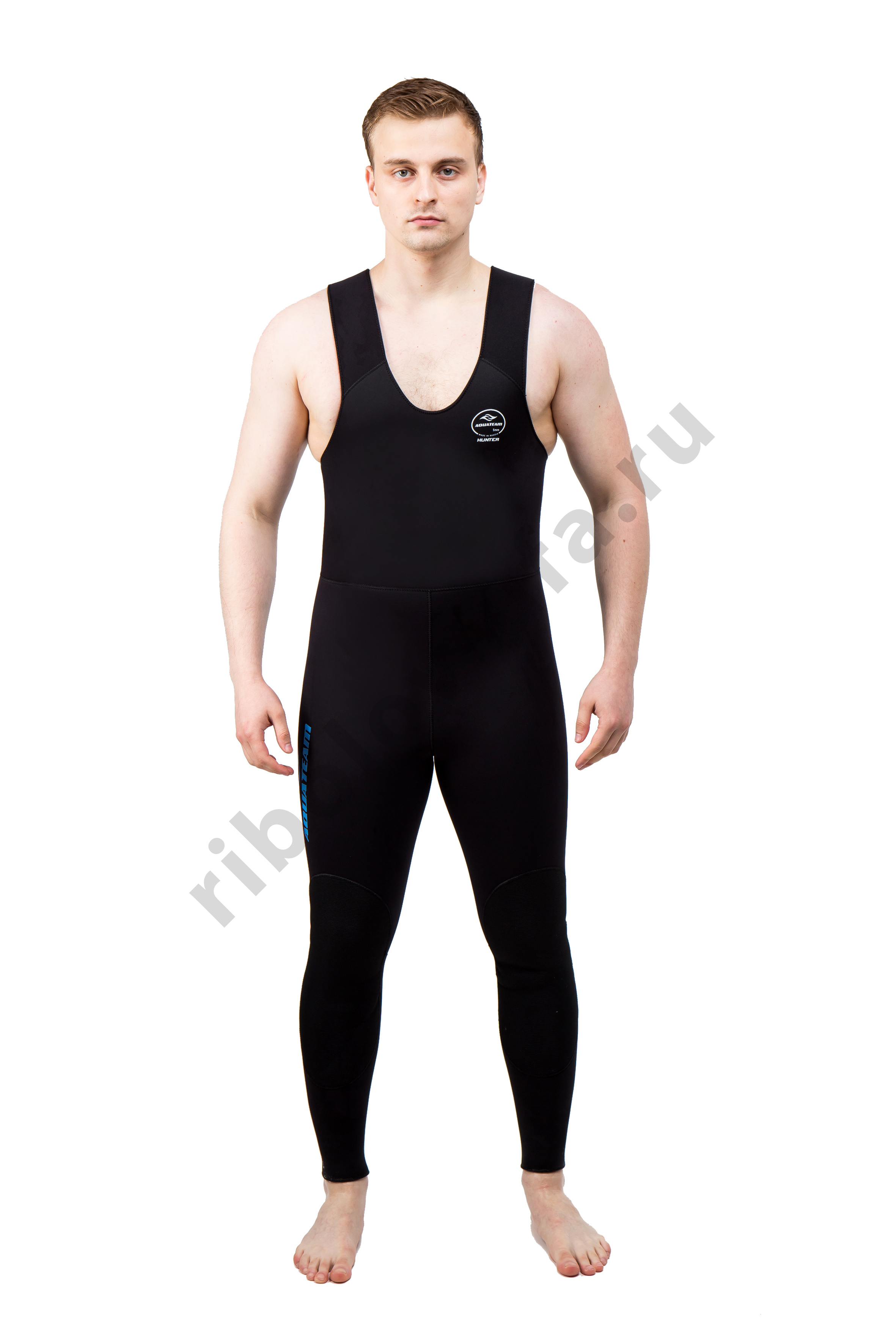 Гидрокостюм AquaTeam Hunter Нейлон/ОП, 7 мм,  р. 50 цв.черный
