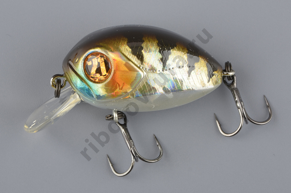 Воблер PONTOON 21 Red Rag 36F-SR, 36мм, 5,7 гр.,  погружен 0.4-0.6 м., №107