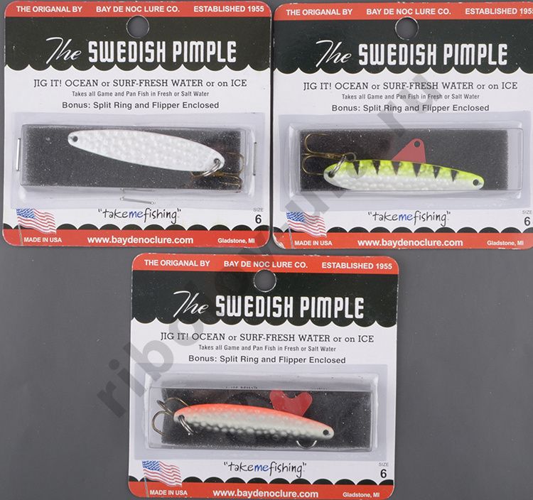 Блесна Swedish Pimple в ассорт. Реплика Китай
