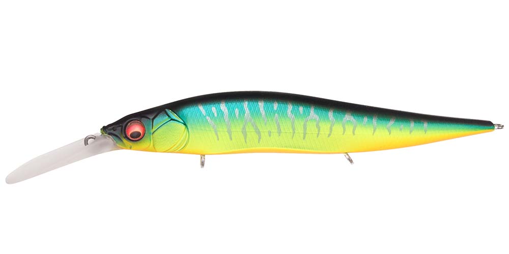 Воблер Megabass Vision Oneten+2 Jr 98SP 98мм 10.6гр #Mat Tiger 557729