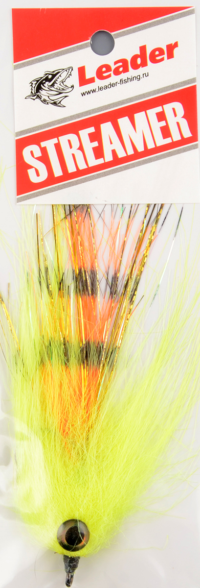 Джиг-Стример Leader размер S, 100-110мм. кр. 1/0 Цвет 2566