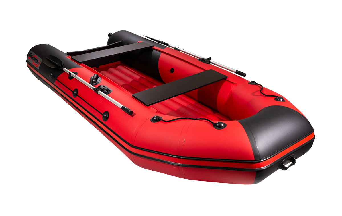 Лодка Таймень NX 3600 НДНД PRO красный /черный