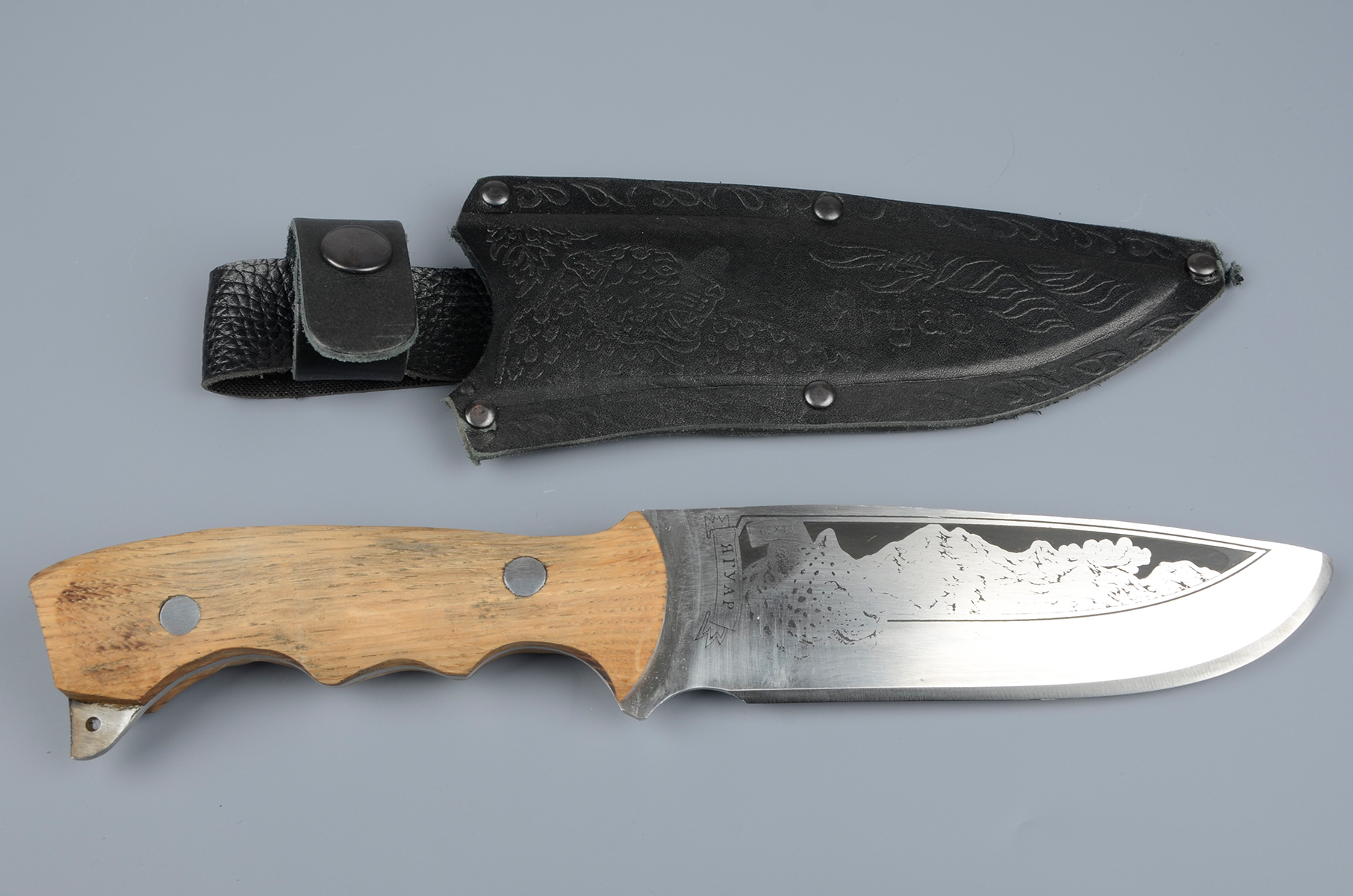 Нож No name Кизляр Ягуар (кож.чехол)