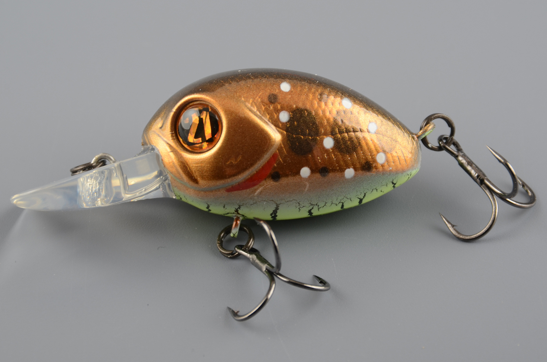 Воблер Pontoon 21 Baby Red Rag 32F-MDR, плав. 32мм, 5,1 гр., погр. 0.8-1.0 м., №729