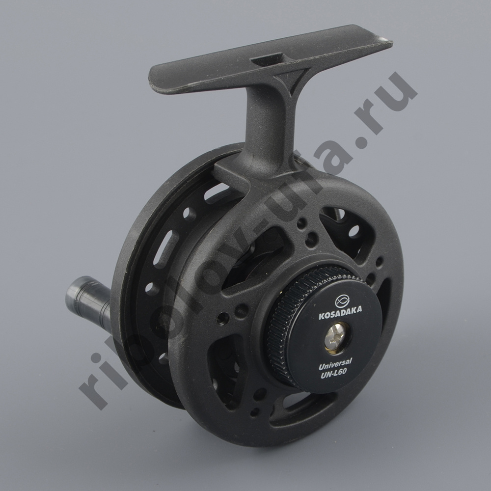 Катушка проводочная Kosadaka Universal 60мм на длин. лапе с фрикционом (изм.напр.вращ.)