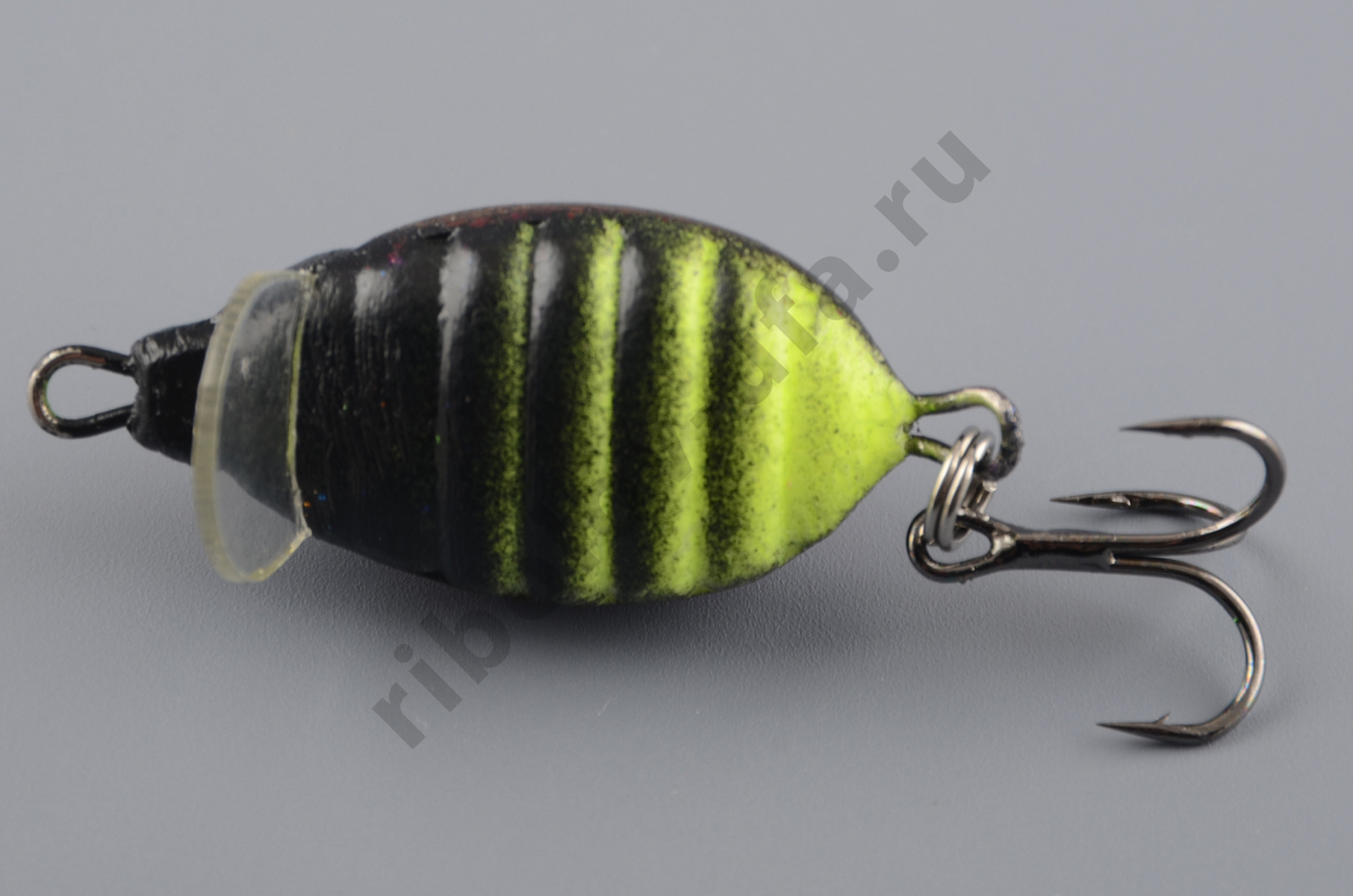 Воблер Белоречье Кренк Жук 3D 2гр тройник №10, цв. 2142