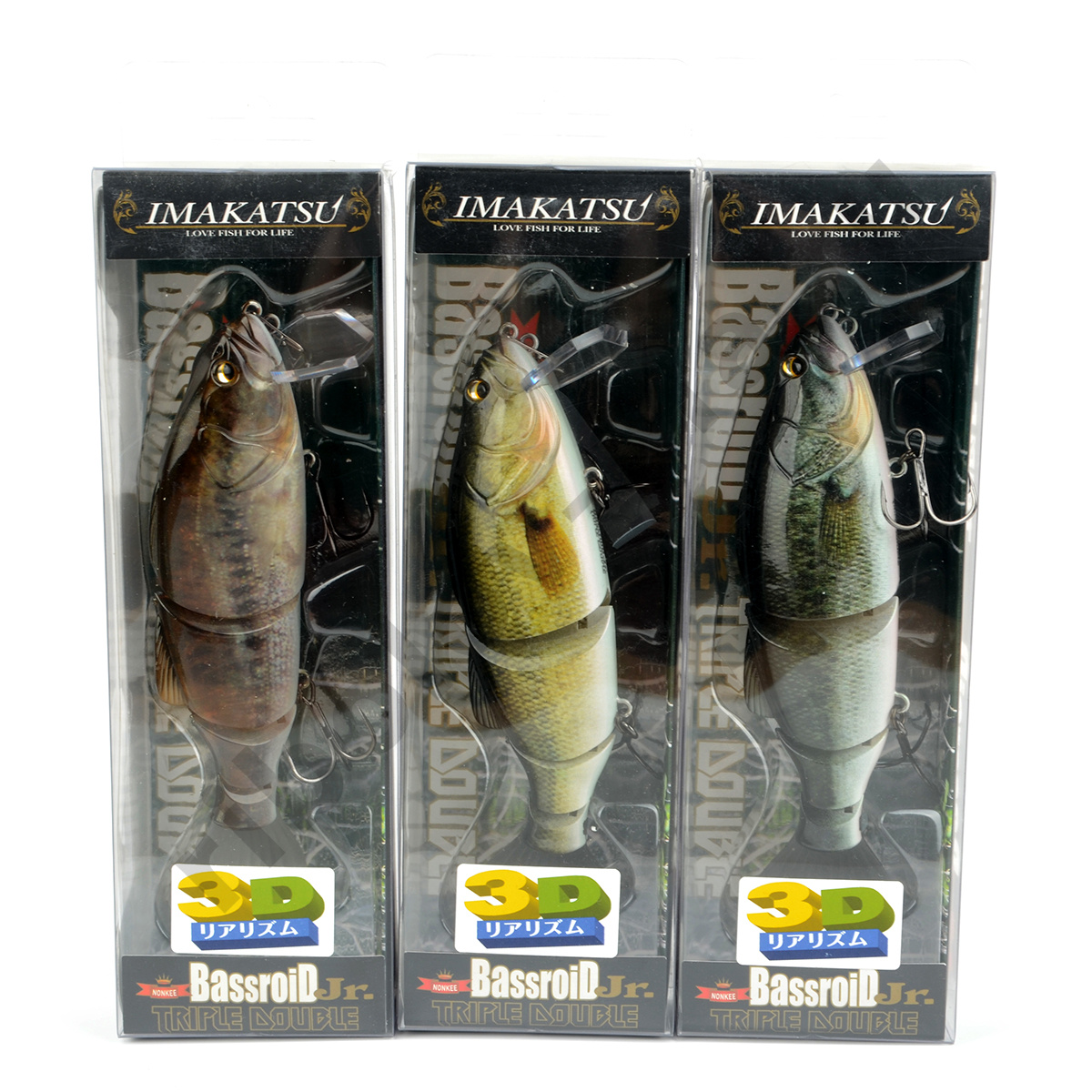 Воблер Imakatsu Bassroid Jr. Triple Double 3D Realism 14см, 48гр, цв. 632 noike nonkee