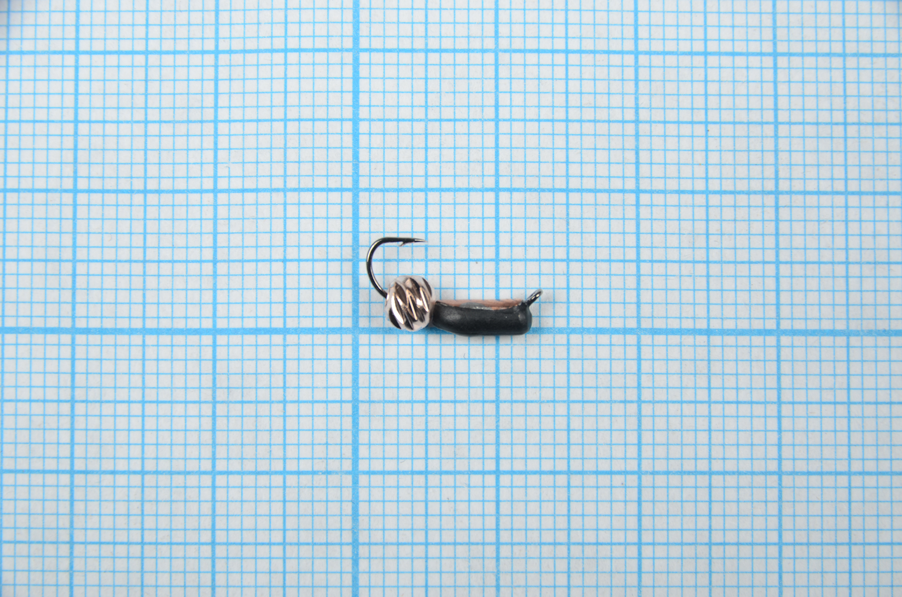 Мормышка Владимирский вольфрам Гвоздик с латун. шариком Зефир розовое зол. 2,5мм 0,65гр к/коронка