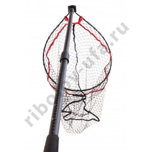 Подсачек Relax компакт с прорезиненной сеткой, 1.53м, 50х40, NRС-M