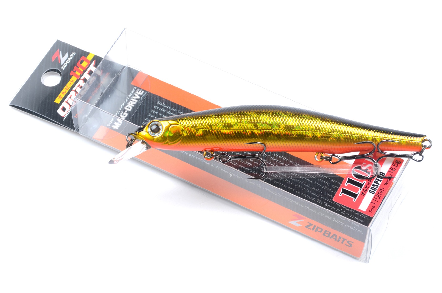 Воблер Zipbaits Orbit 110 SP-SR, 110 мм, 16.5 гр.. суспенд., загл. 0.8-1.0 м, цвет № 050