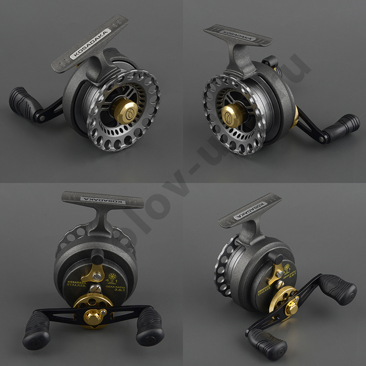 Катушка зимняя мульт. Kosadaka мульт Stalker 65L (левая) 