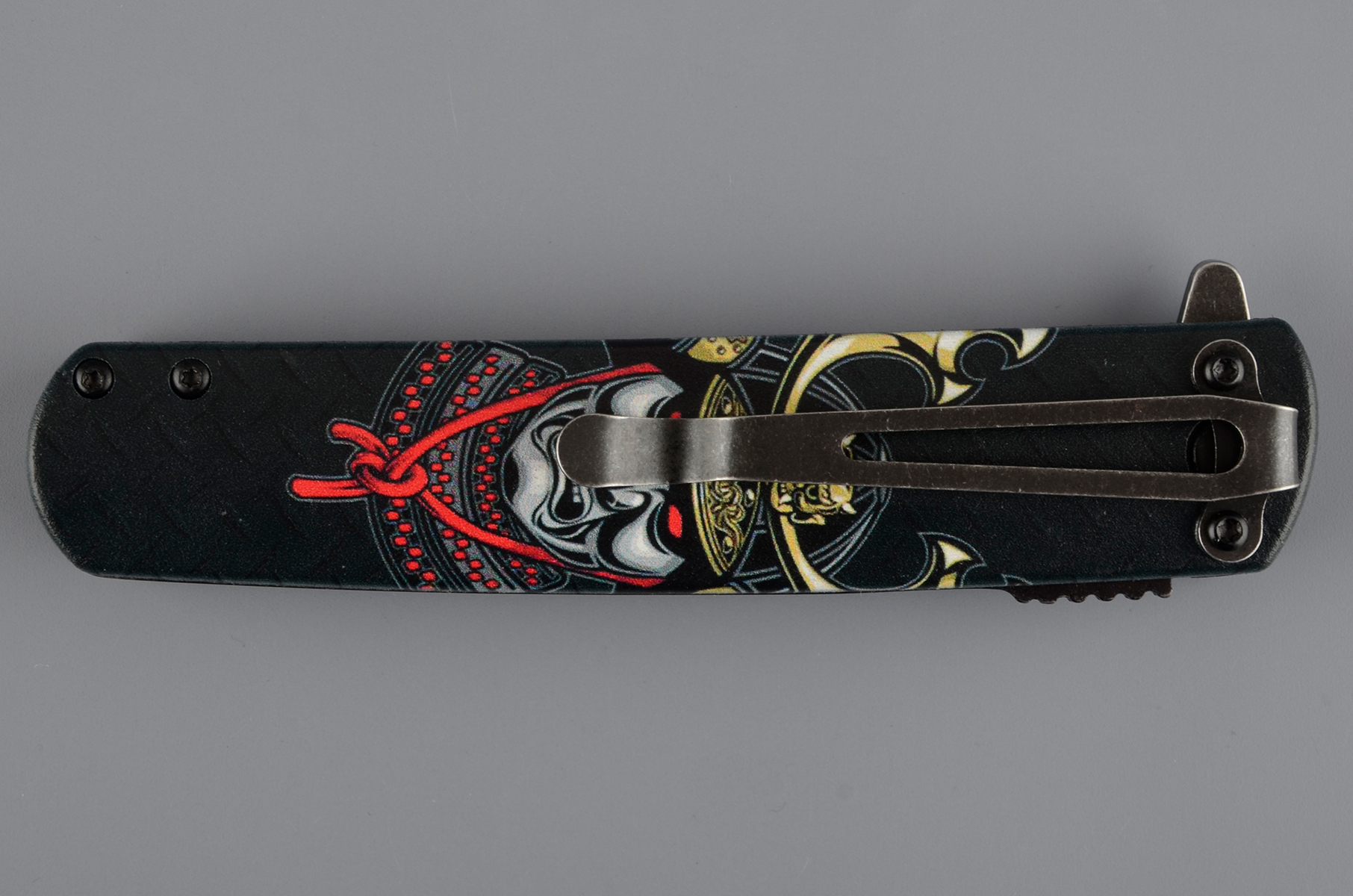 Нож складной туристический Ganzo G626-BS черный самурай