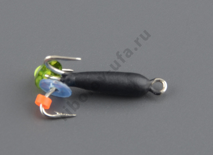 Мормышка Wormix точеная вольфрамовая Черт d=2 черный 0,3гр арт. 116