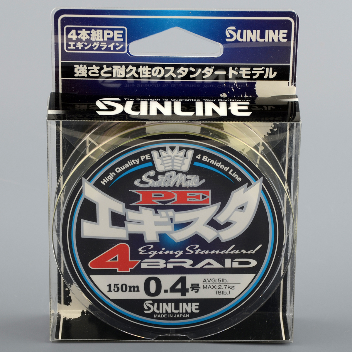 Шнур плетёный Sunline PE Egista 4 Braid x4 150m #0.4, 2.7kg