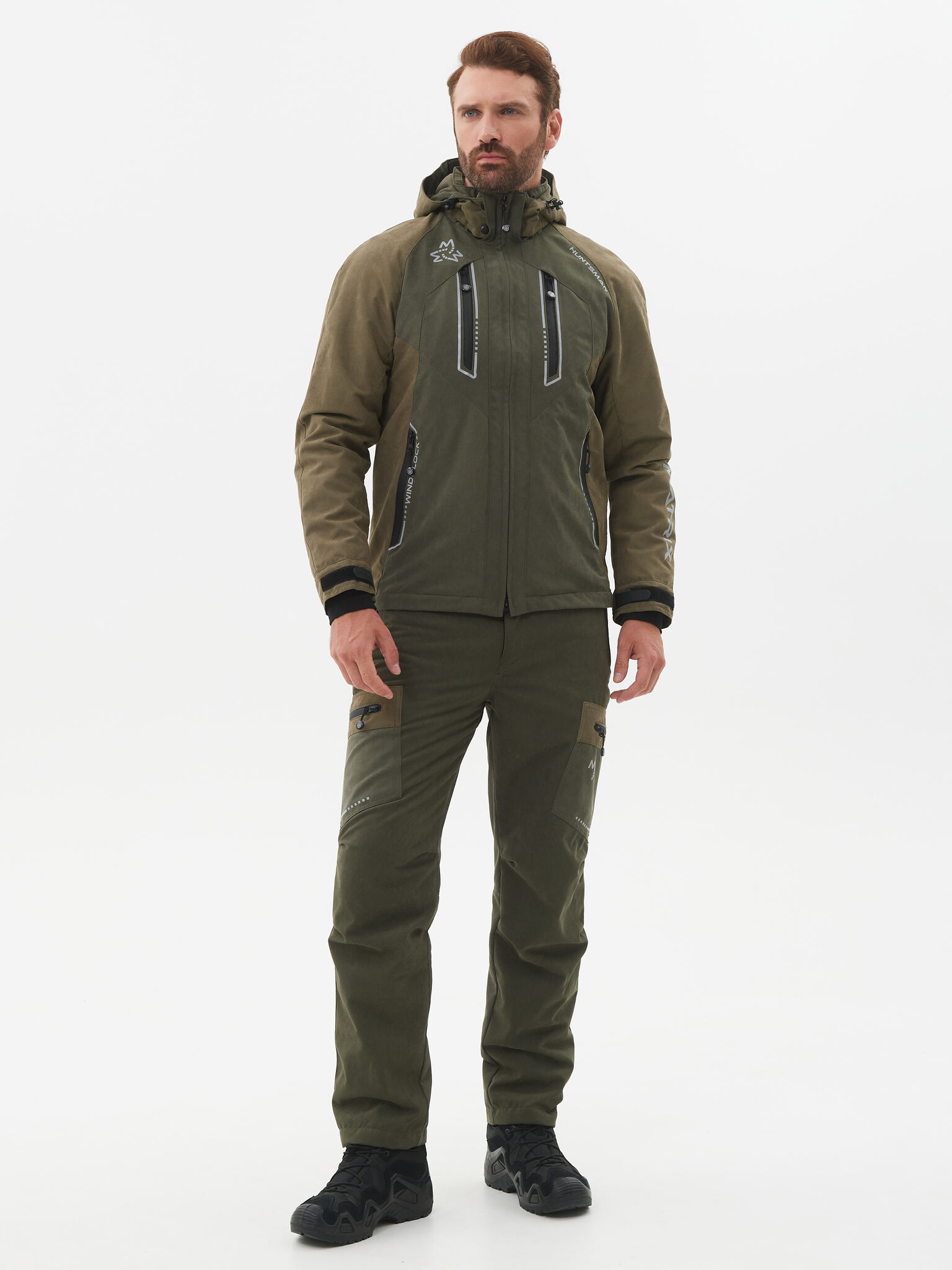 Костюм демисезонный Матрица ткань Исландия цвет Хаки (Размер: 48-50, Рост: 170-176)