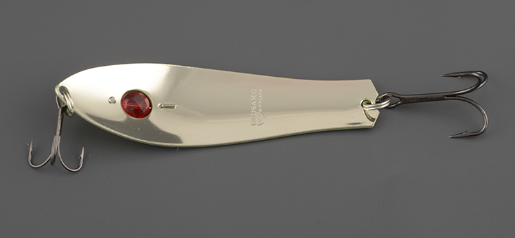 Блесна колеб. Kuusamo Professor 2, 90/18 (бусинка) BL/GR/FYe/FR-S