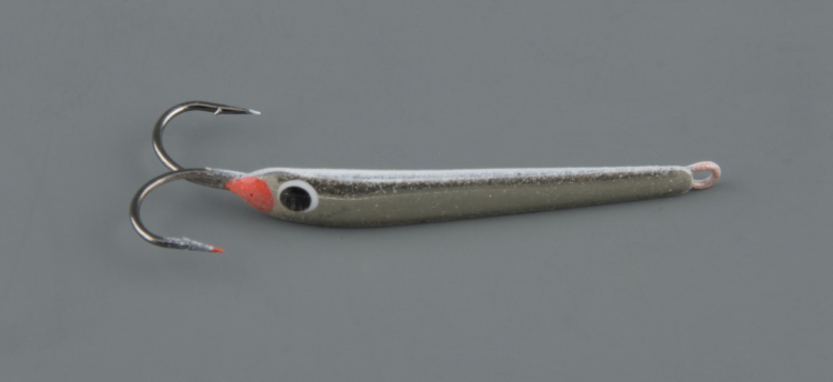Блесна зимняя Пирс Гвоздик малый 1,6 гр, нейзильбер+СН, с 2-мя крючками